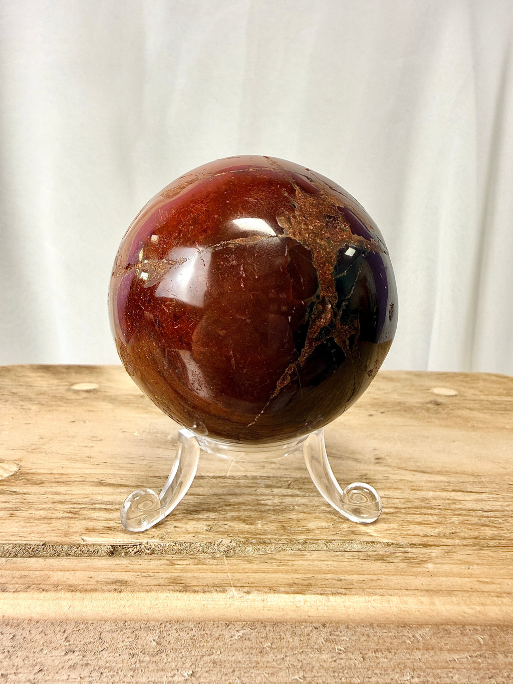 Red Jasper Sphere (#2)