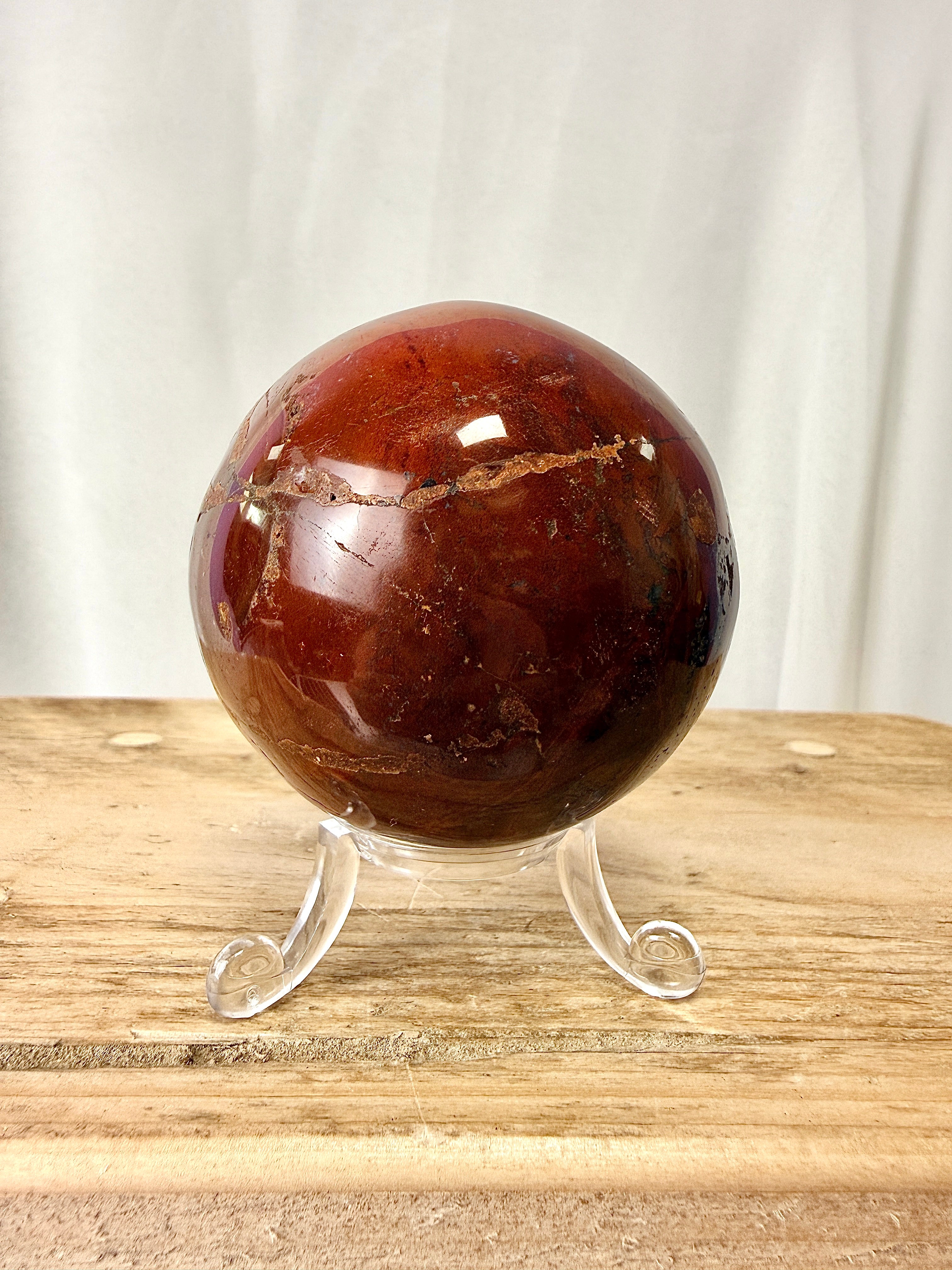 Red Jasper Sphere (#2)