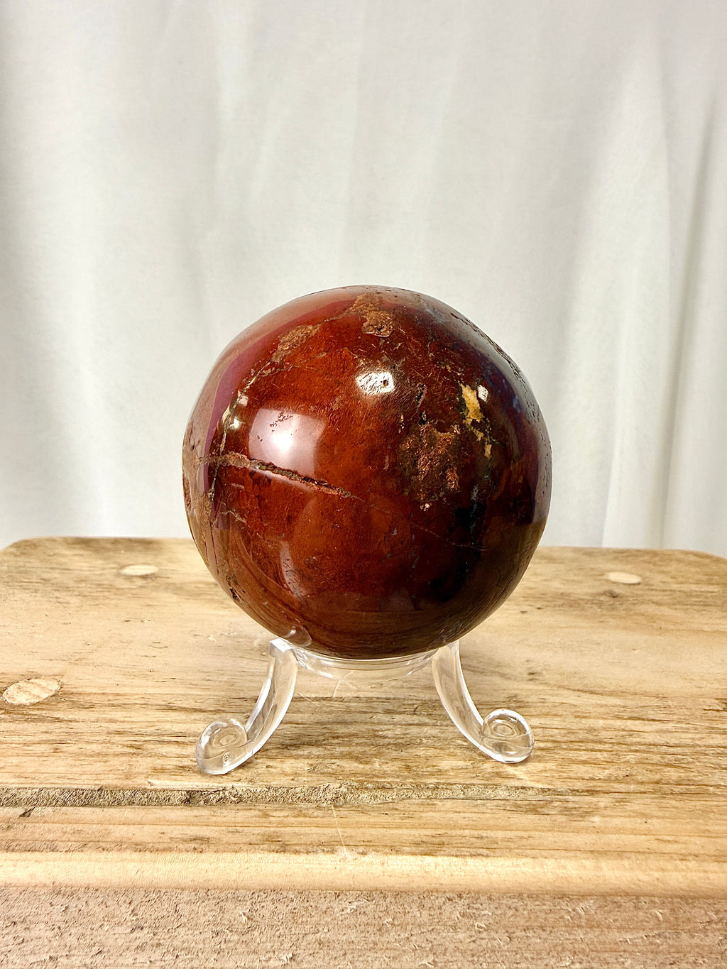 Red Jasper Sphere (#2)
