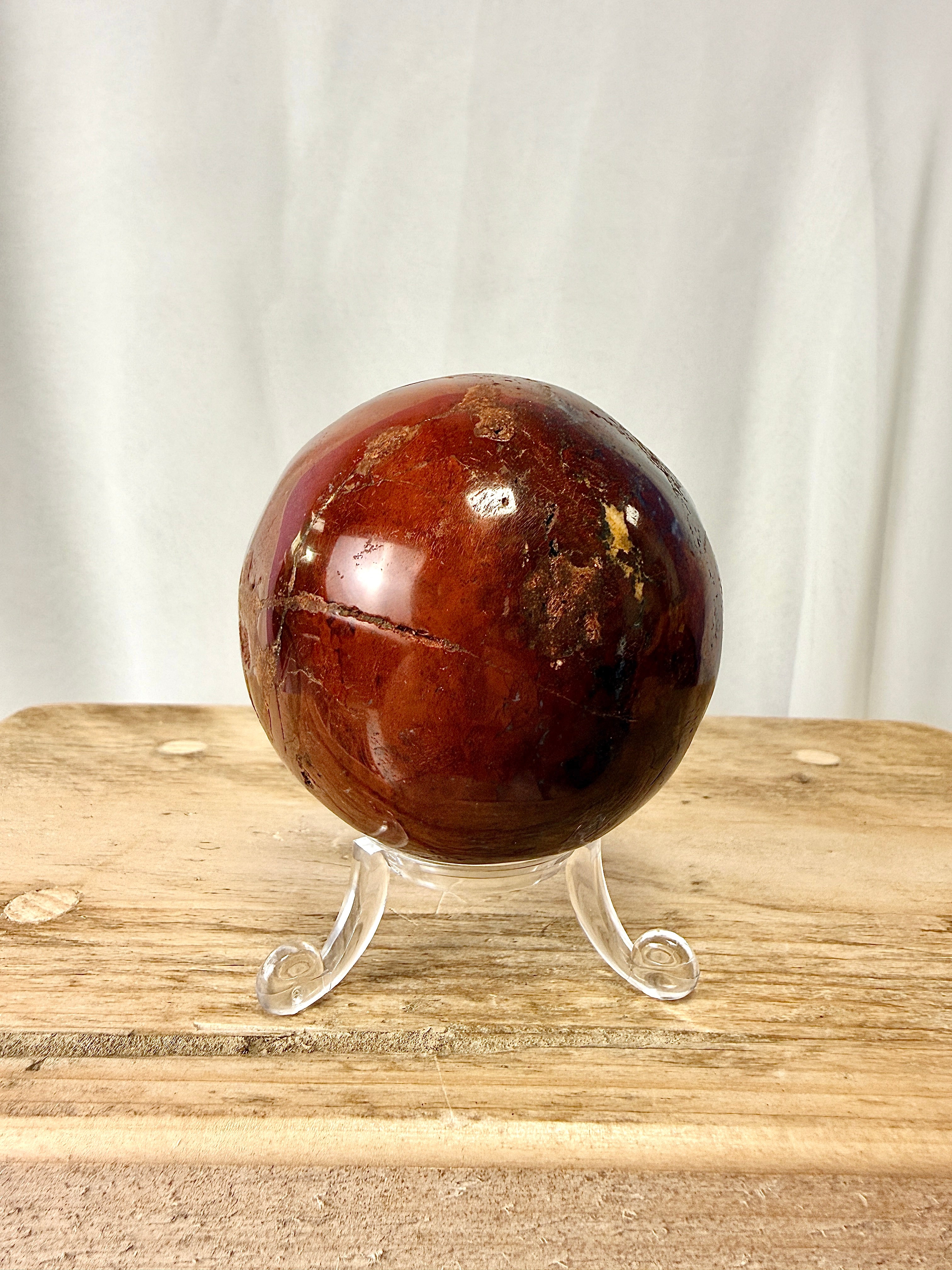 Red Jasper Sphere (#2)