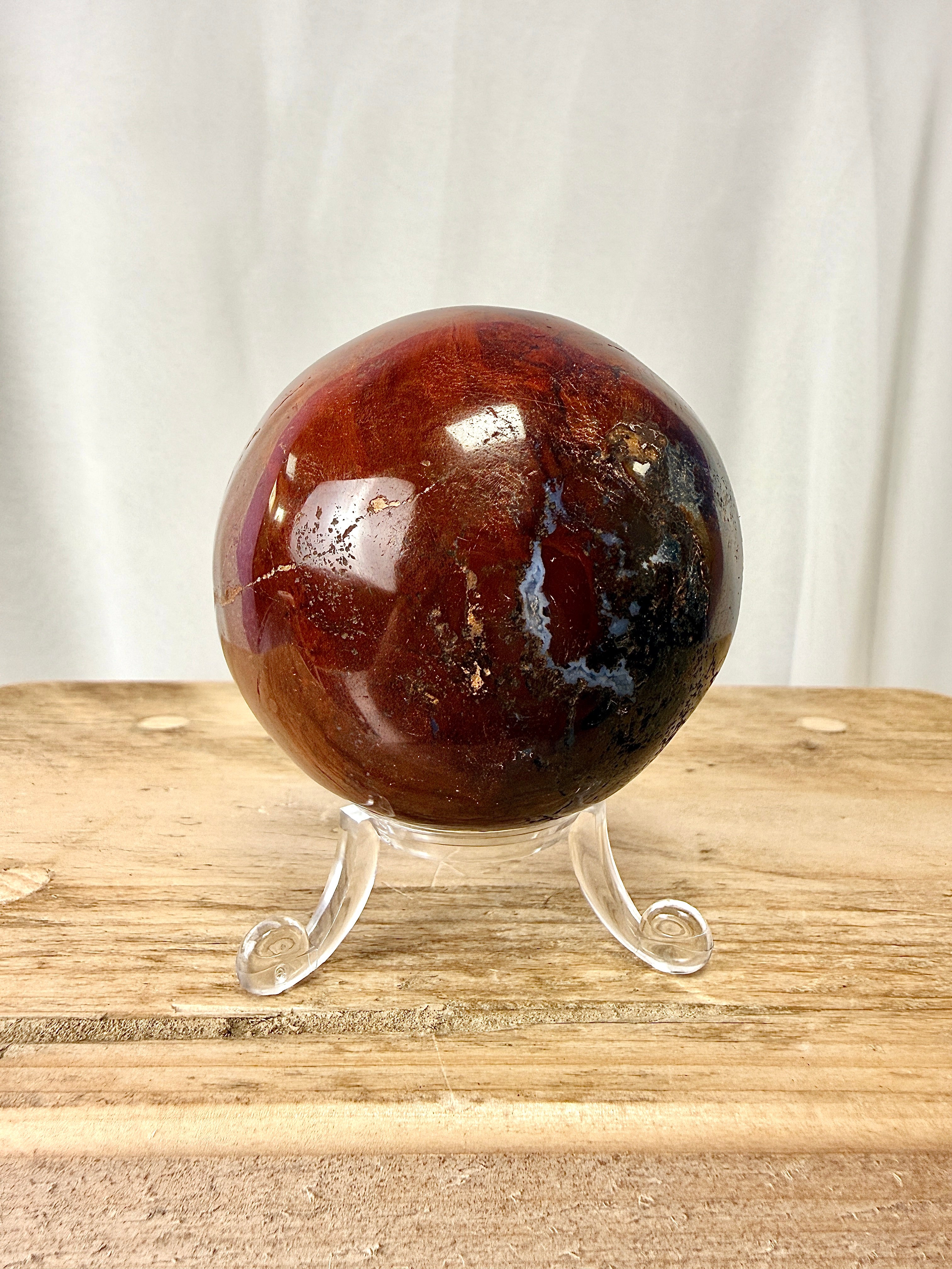 Red Jasper Sphere (#2)