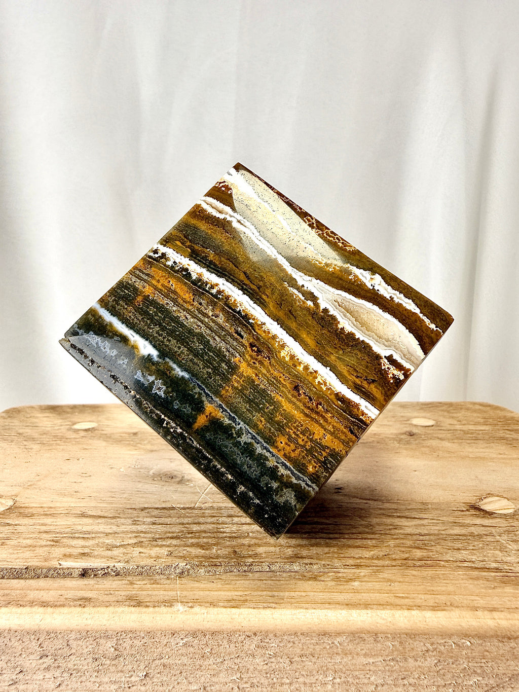 Ocean Jasper Cube
