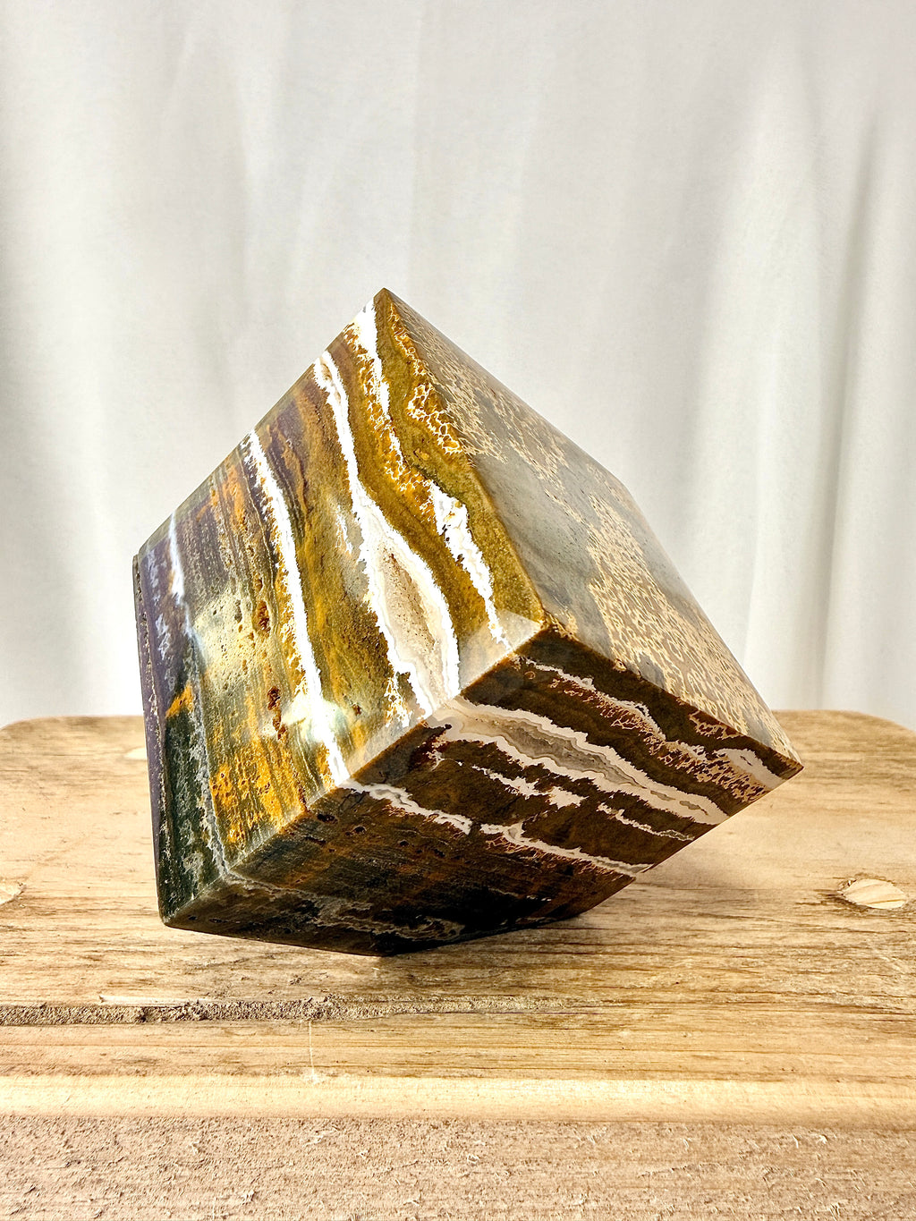 Ocean Jasper Cube