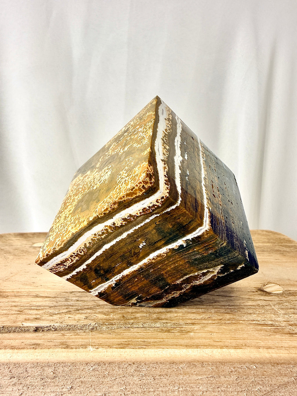 Ocean Jasper Cube