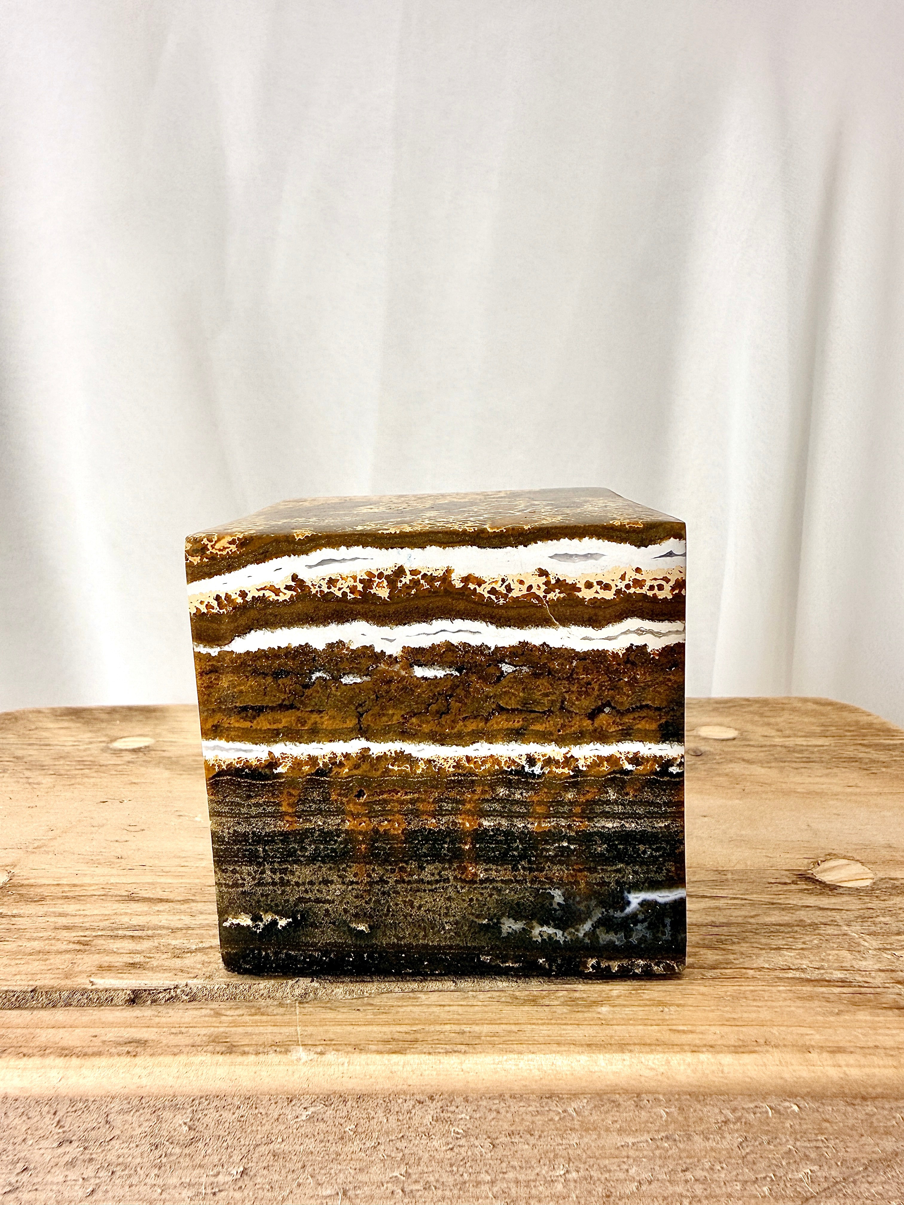 Ocean Jasper Cube