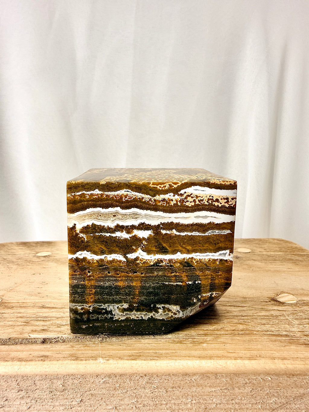 Ocean Jasper Cube