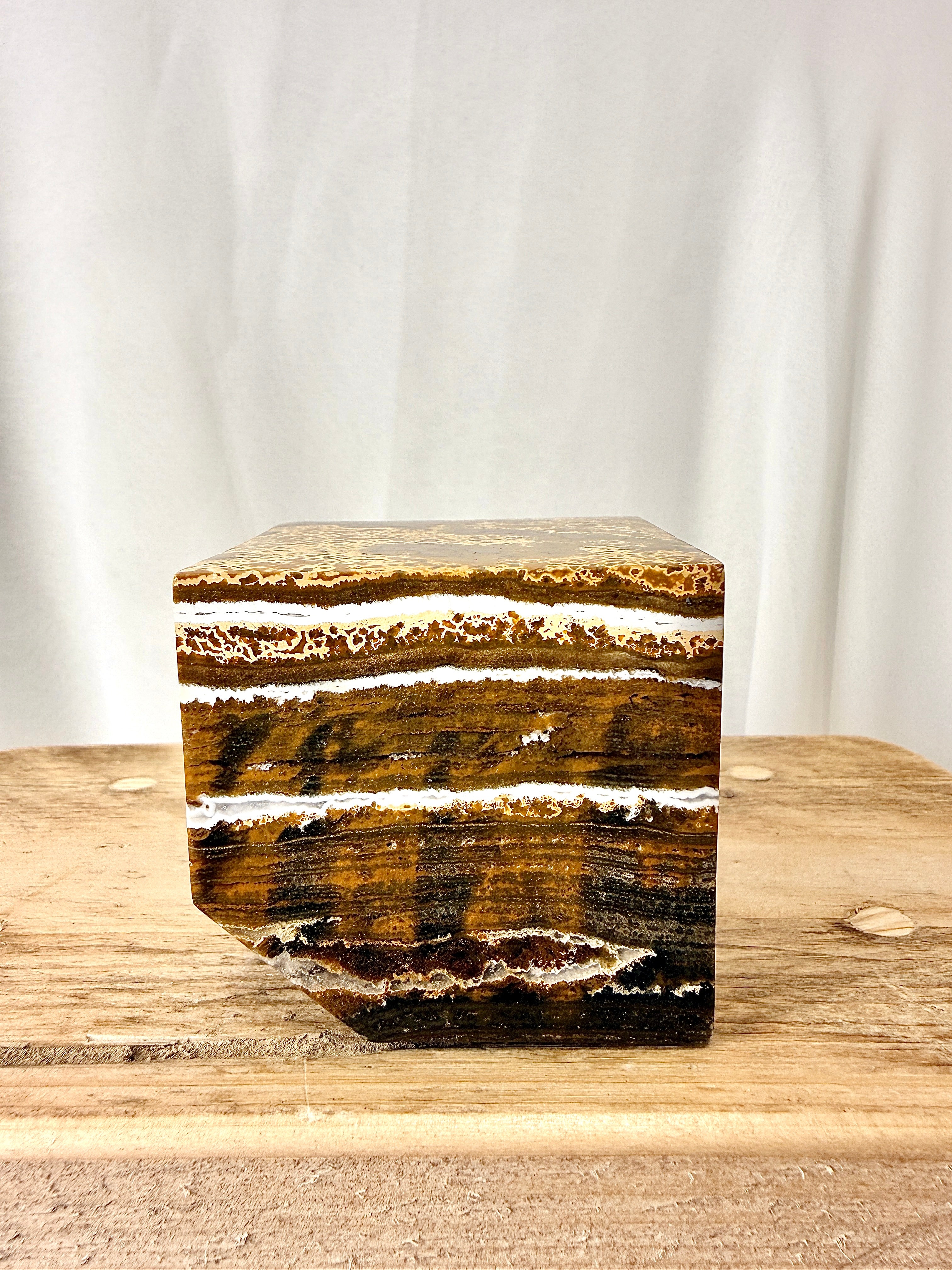 Ocean Jasper Cube