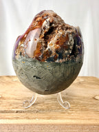 Red Chalcedony Druzy Egg