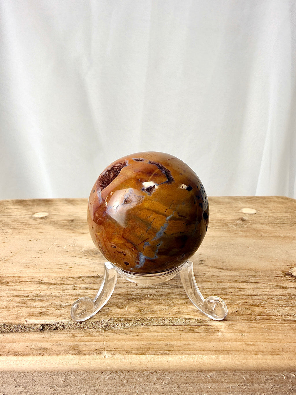 Natural Ocean Jasper Sphere Crystal
