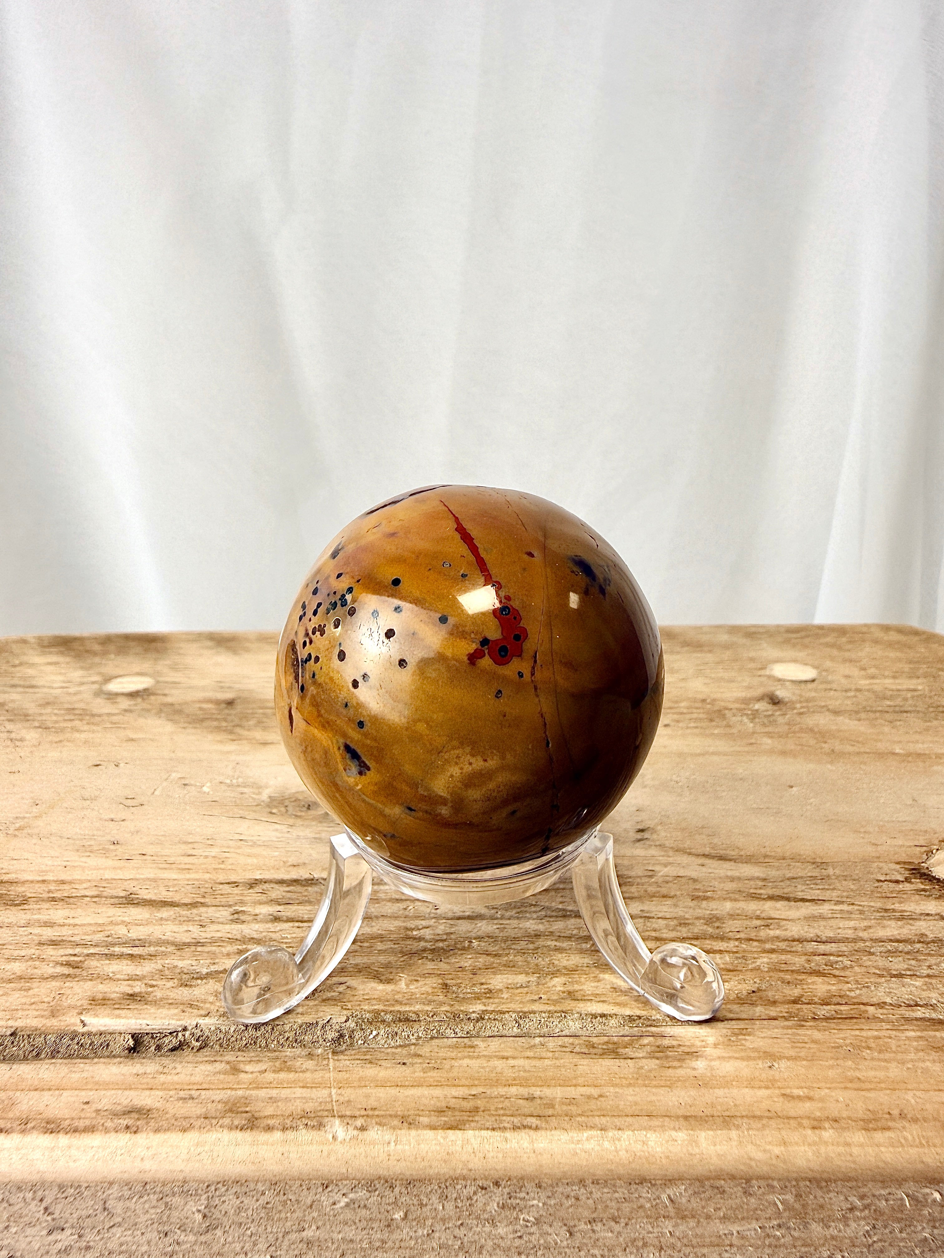 Natural Ocean Jasper Sphere Crystal