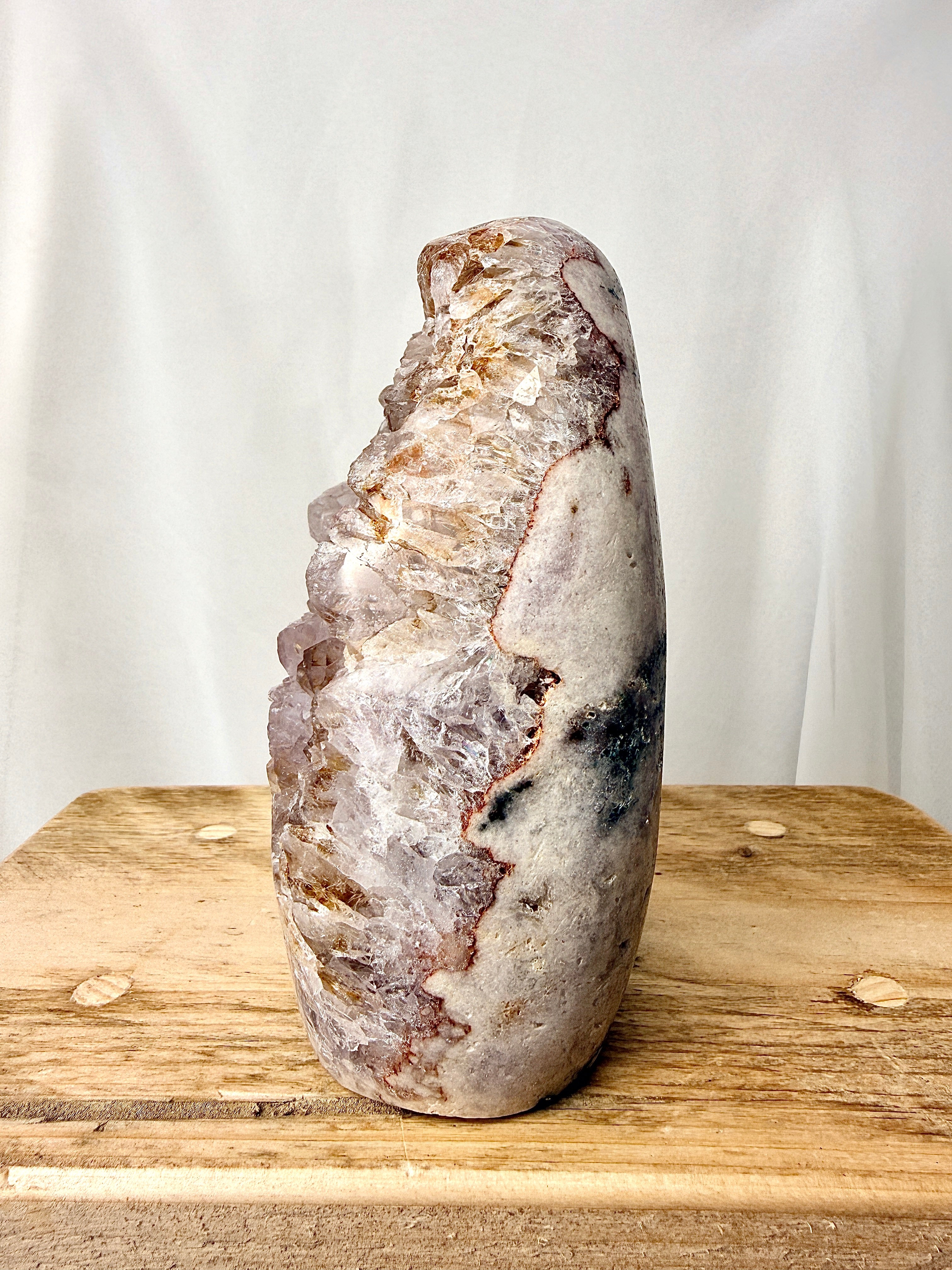 Pink Amethyst Crystal Freeform (#9)
