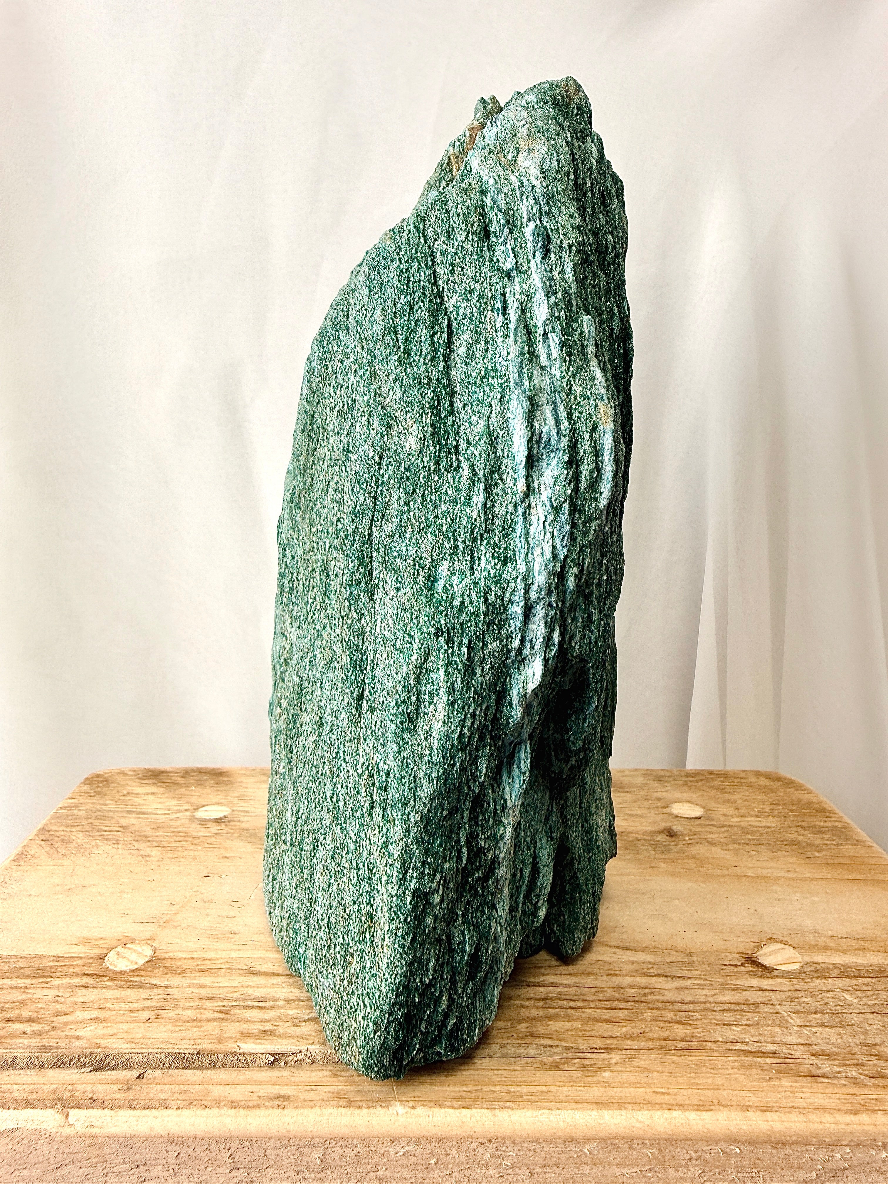 Rough Green Fuchsite Tower