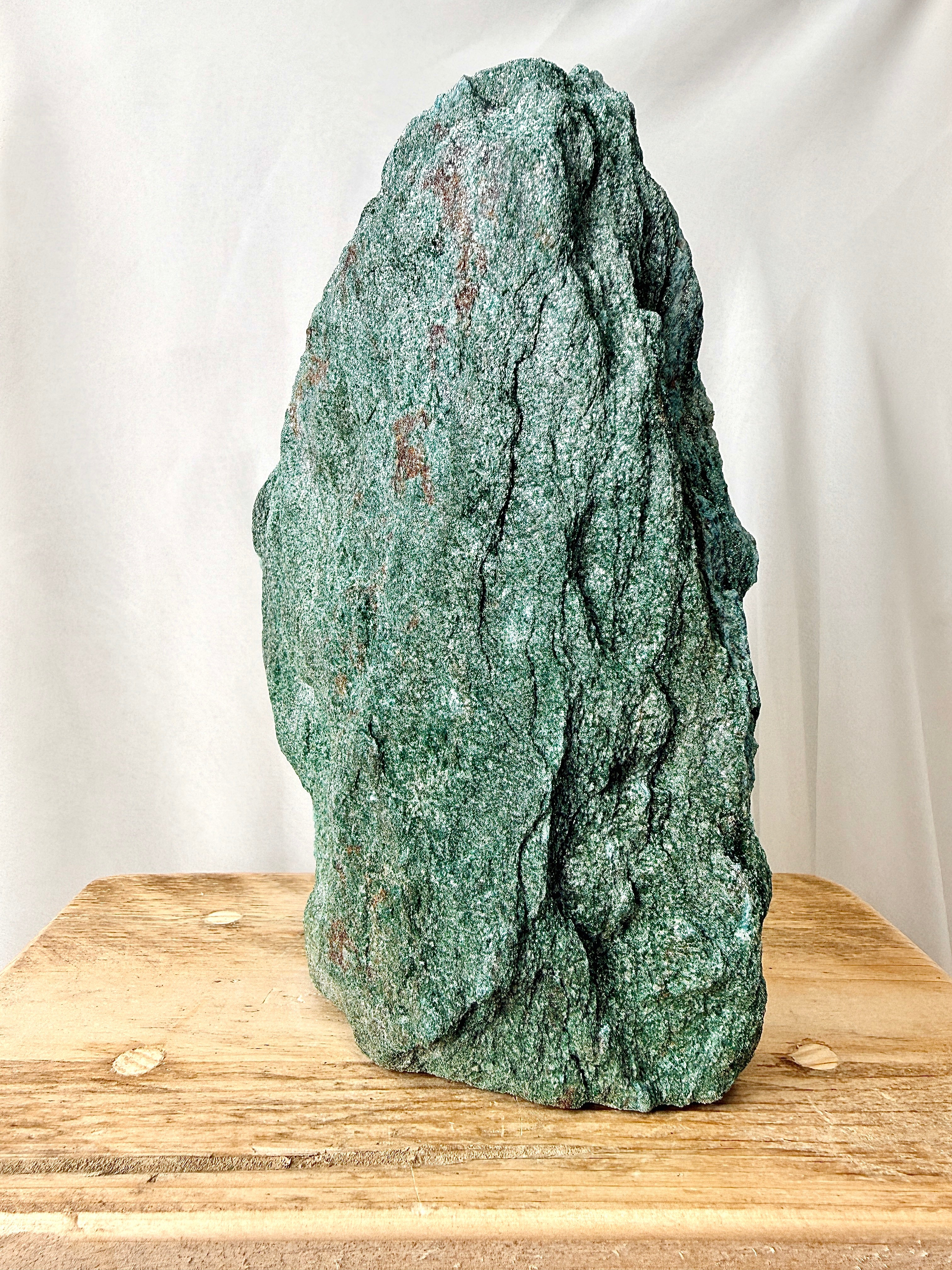 Rough Green Fuchsite Tower