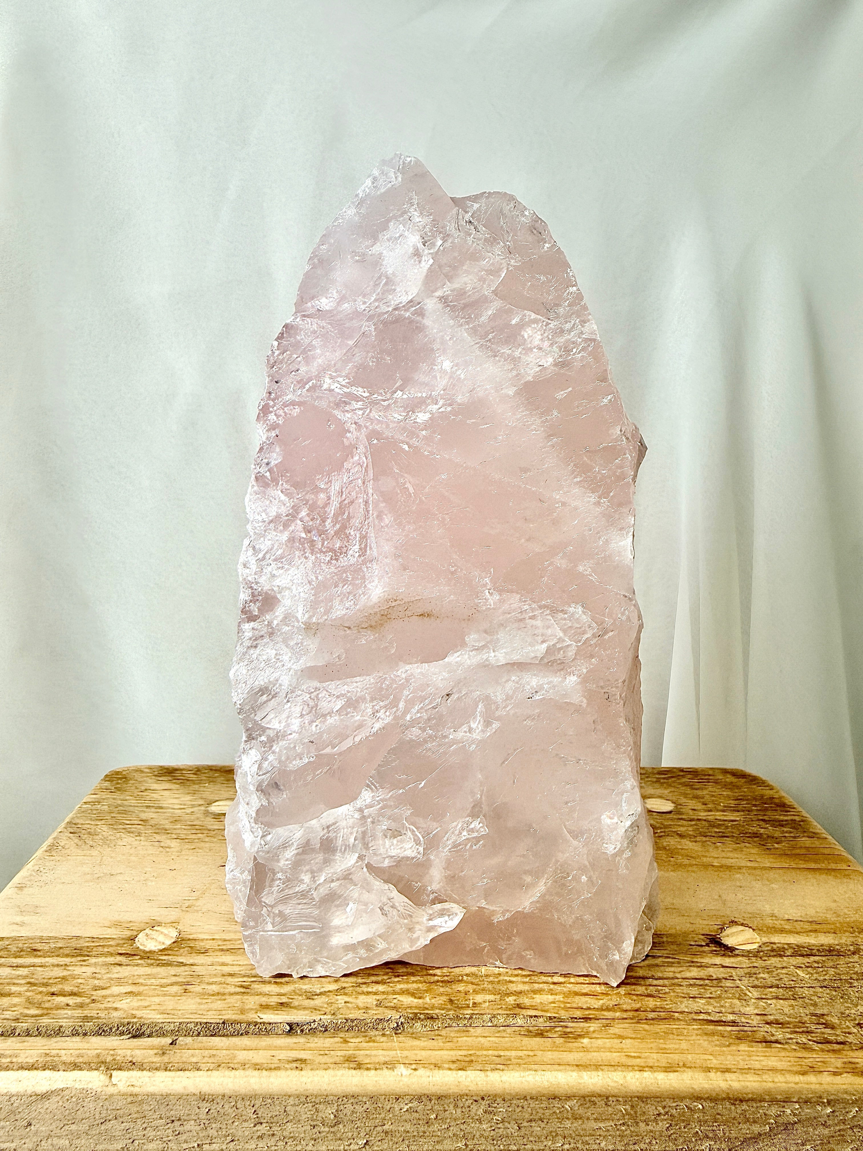 Natural Rose Quartz Tower