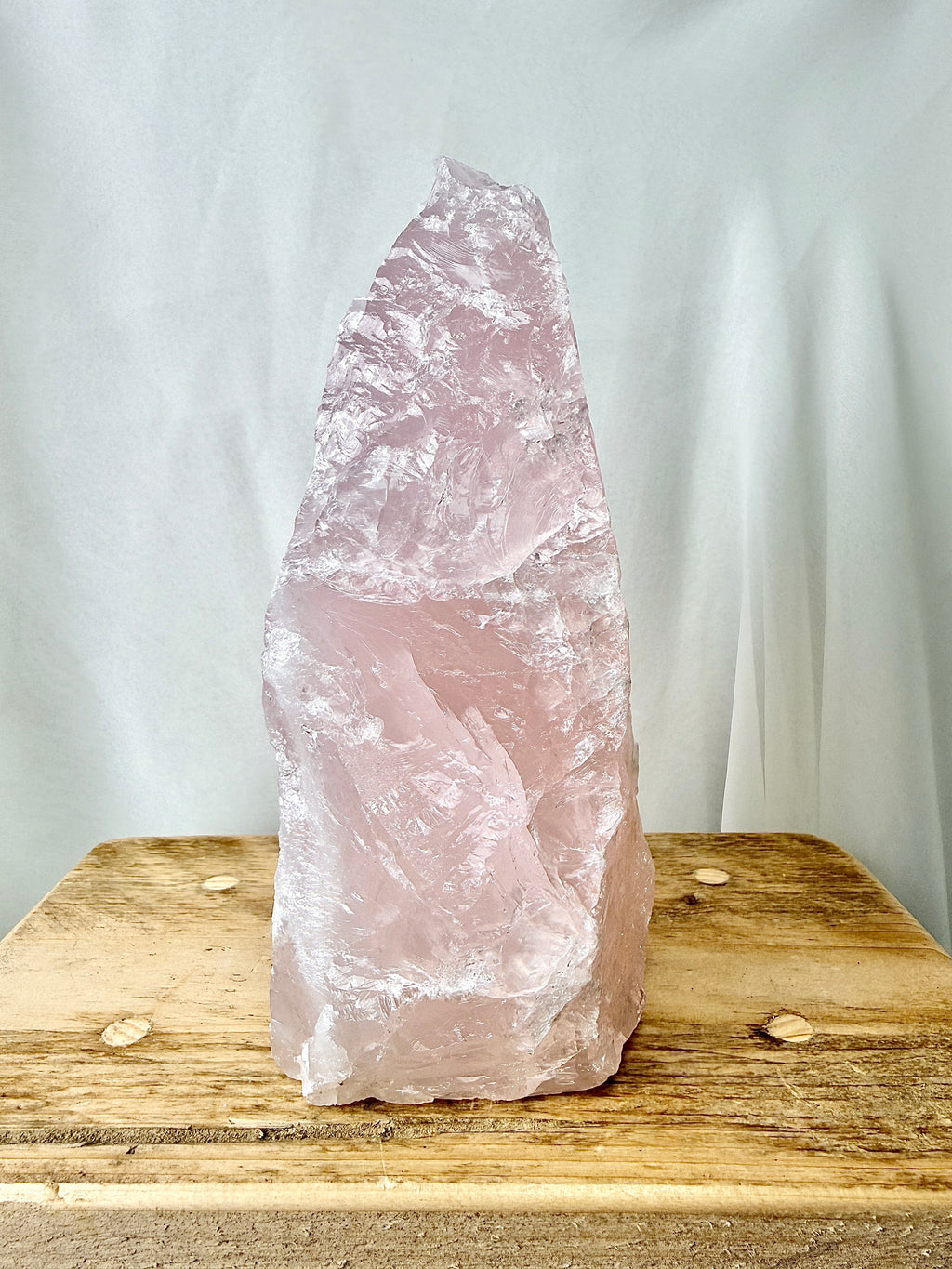 Natural Rose Quartz Tower