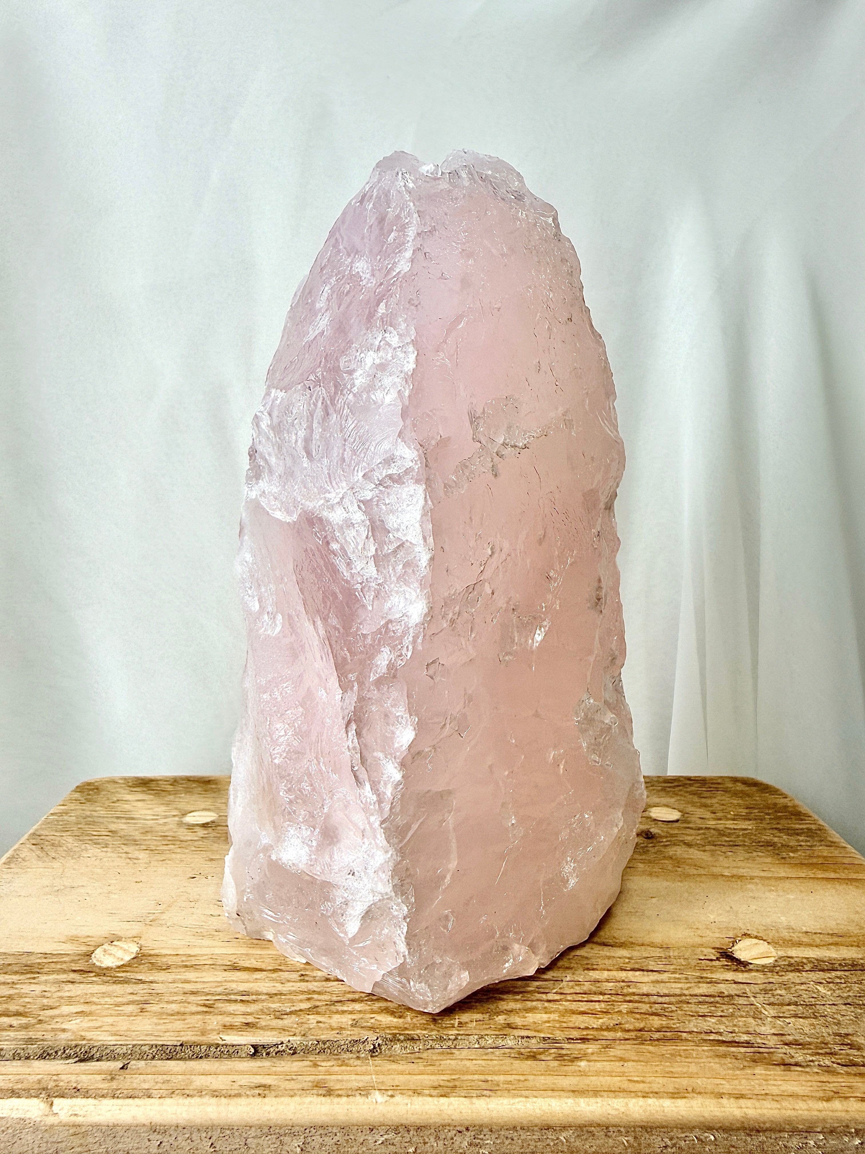 Natural Rose Quartz Tower