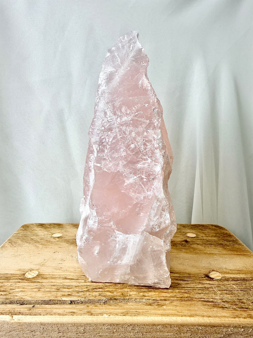 Natural Rose Quartz Tower