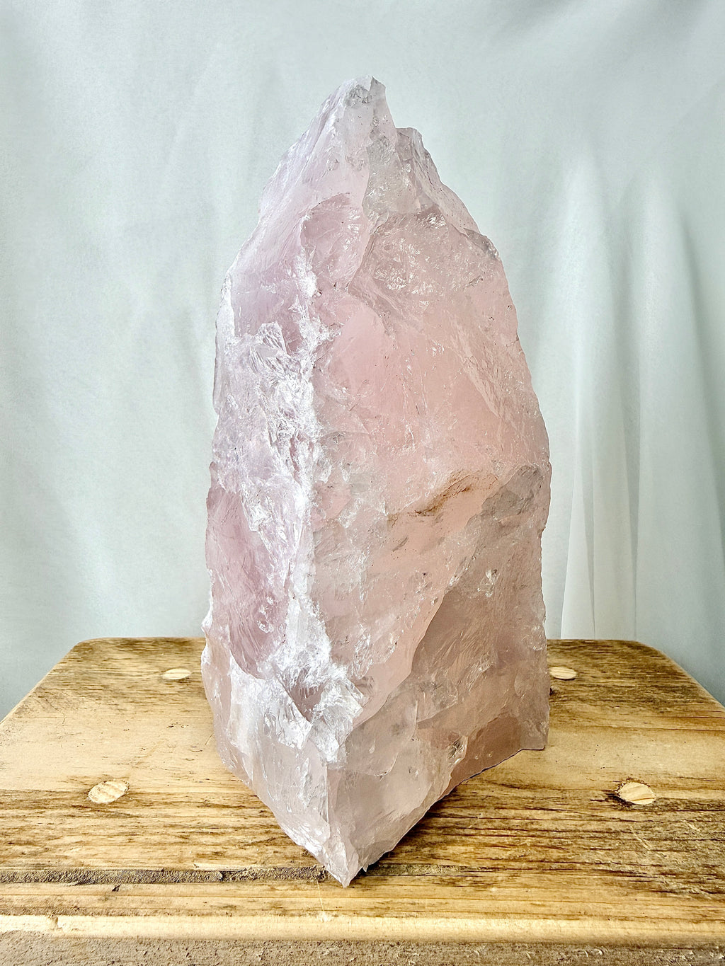 Natural Rose Quartz Tower