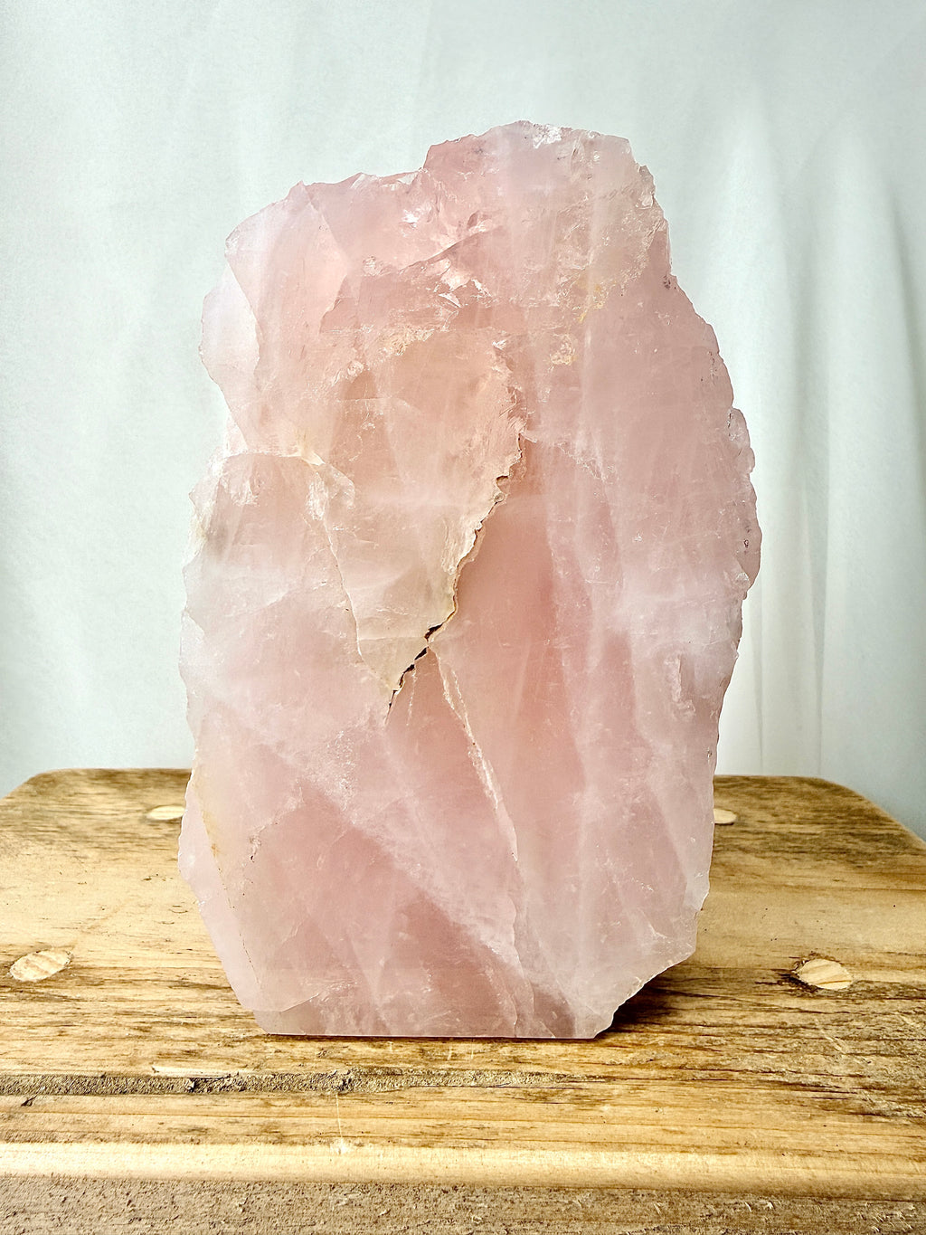 One-Sided Polished Rose Quartz (#2)