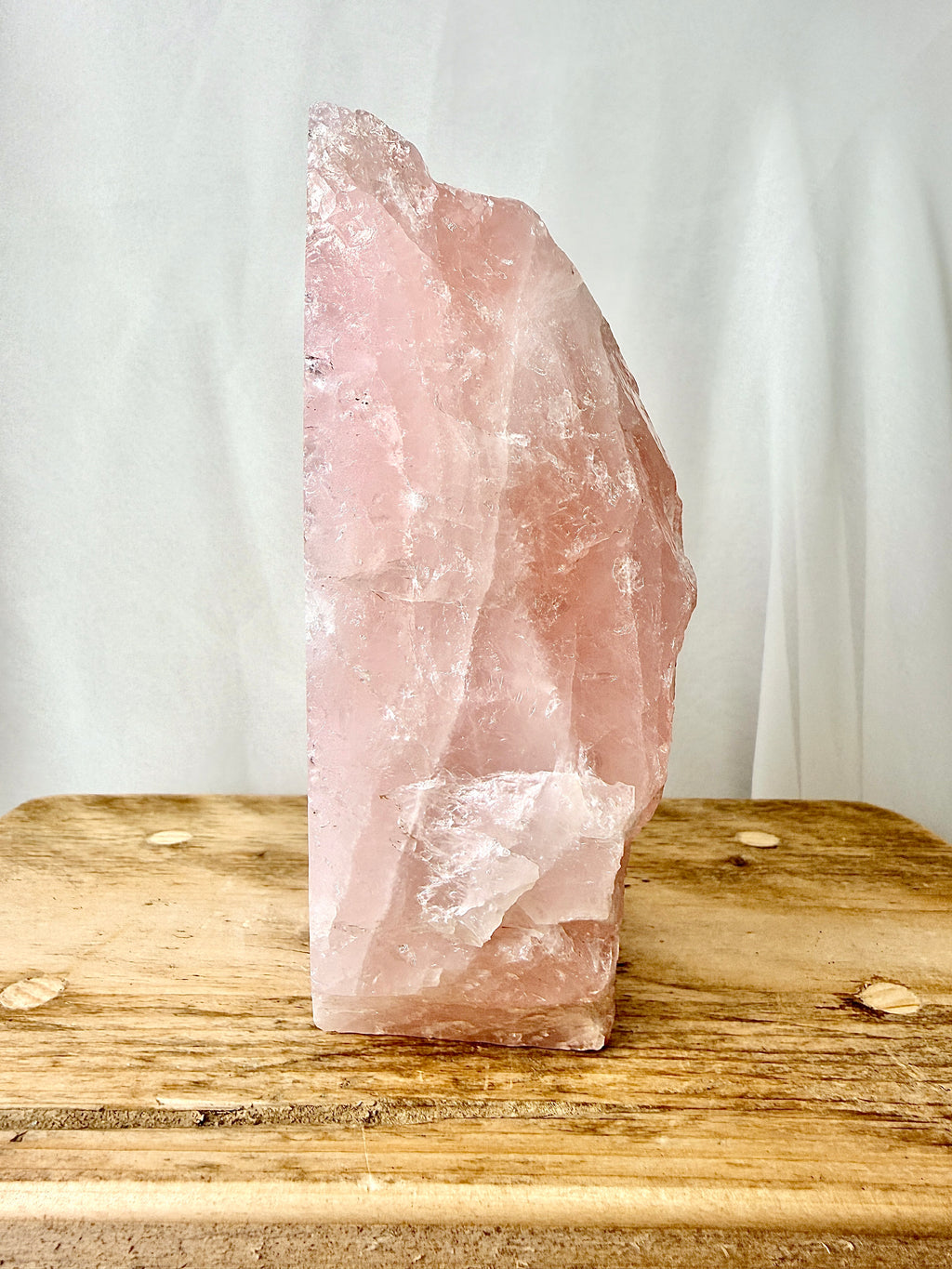 One-Sided Polished Rose Quartz (#2)