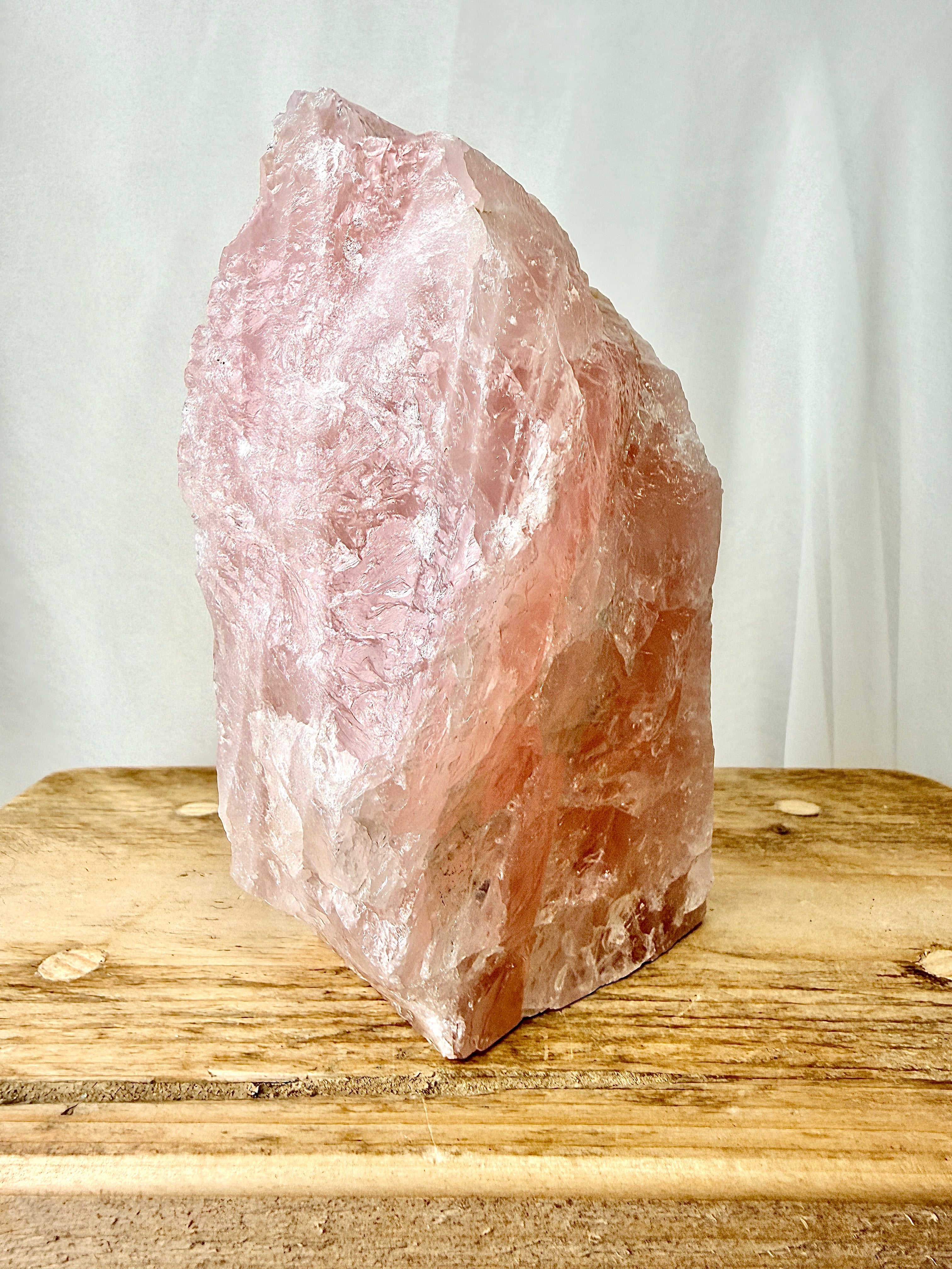 One-Sided Polished Rose Quartz (#2)
