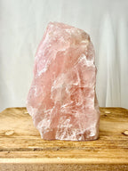 One-Sided Polished Rose Quartz (#2)