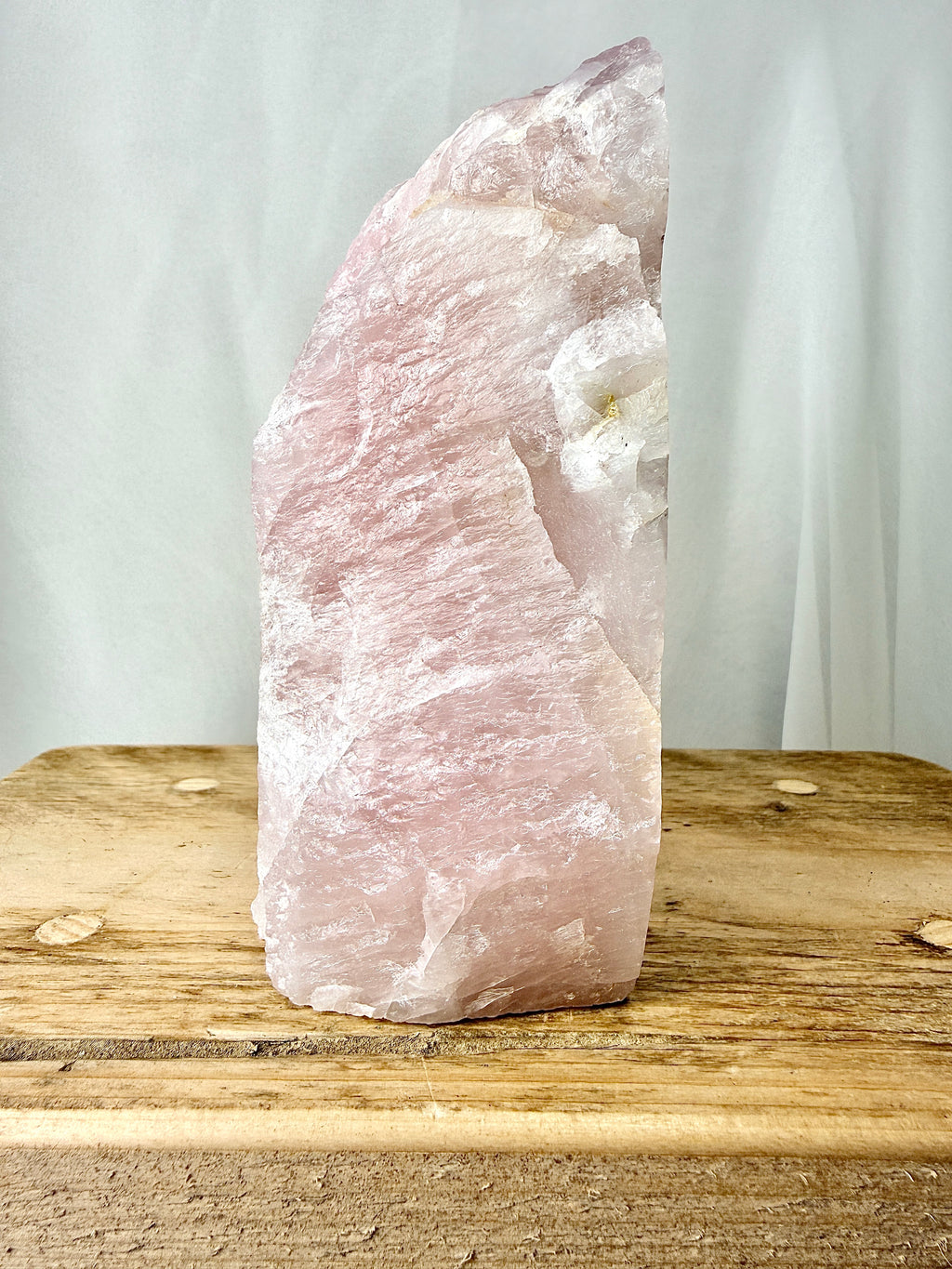 One-Sided Polished Rose Quartz (#2)