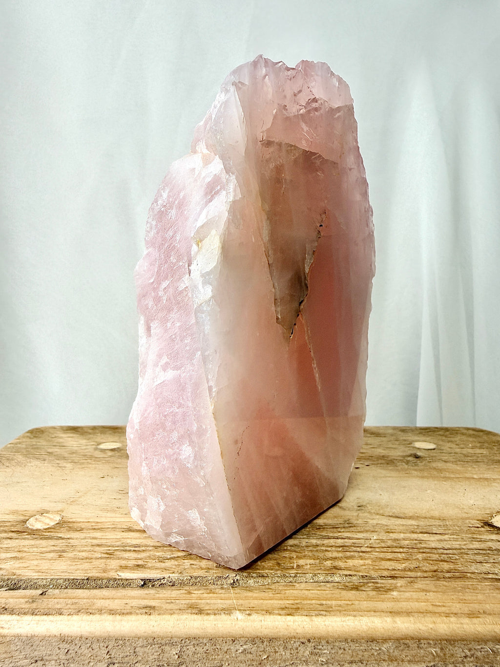 One-Sided Polished Rose Quartz (#2)
