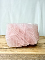 One-Sided Polished Rose Quartz (#2)