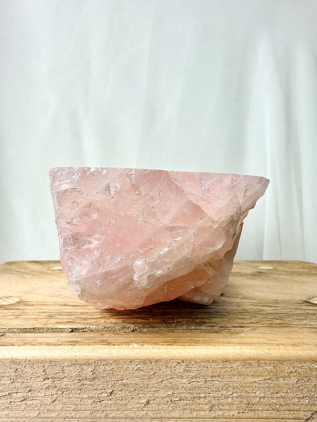 One-Sided Polished Rose Quartz (#2)