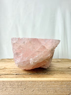 One-Sided Polished Rose Quartz (#2)