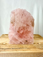 One-Sided Polished Rose Quartz (#1)