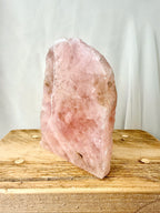 One-Sided Polished Rose Quartz (#1)