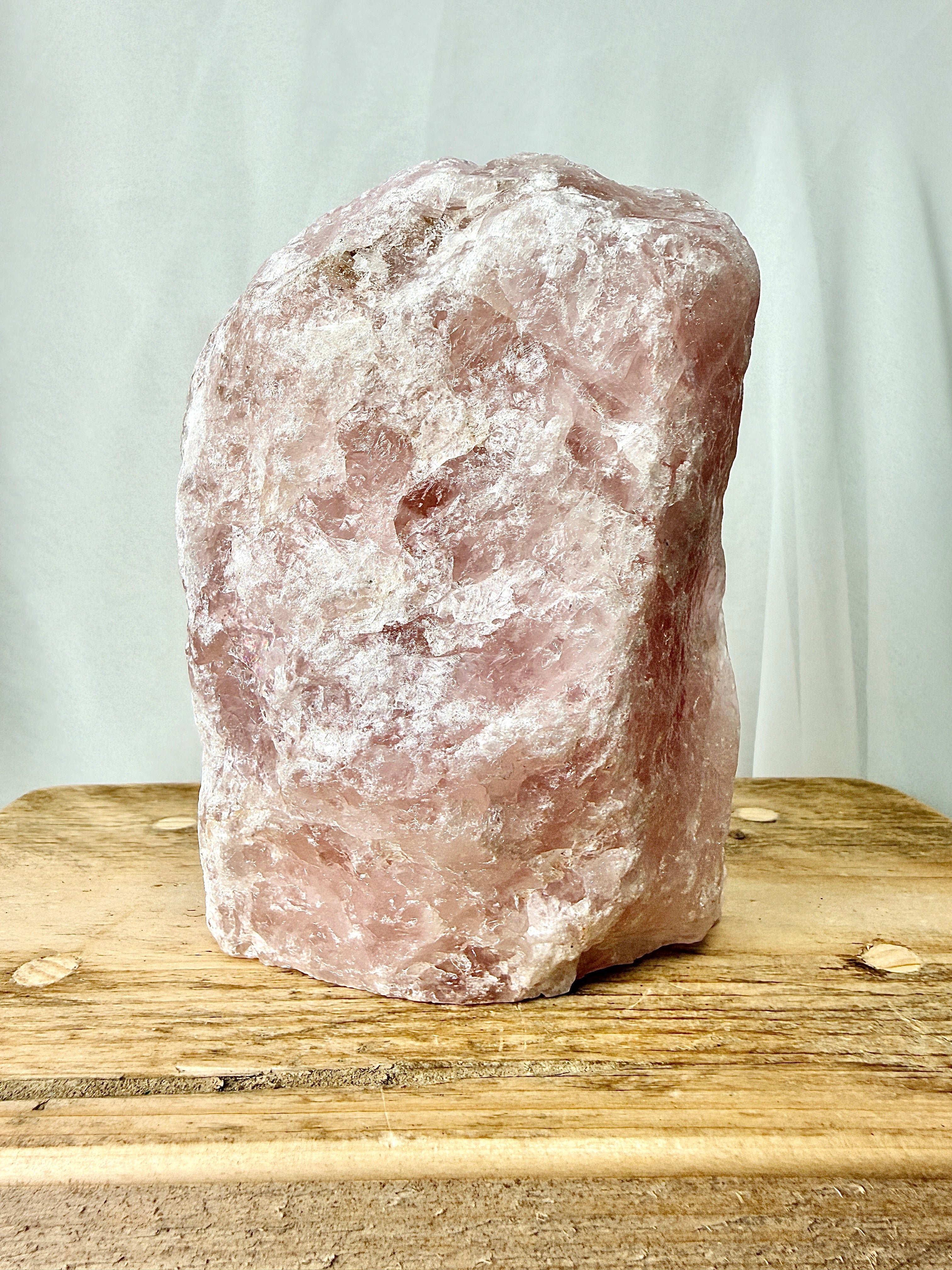 One-Sided Polished Rose Quartz (#1)