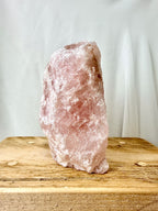 One-Sided Polished Rose Quartz (#1)