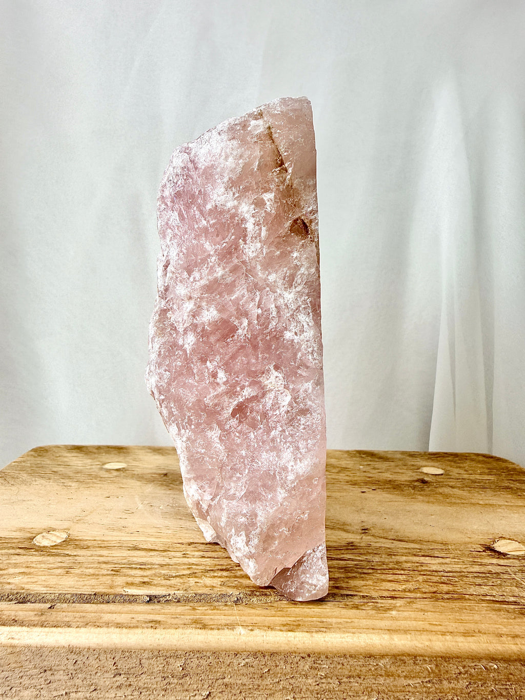 One-Sided Polished Rose Quartz (#1)