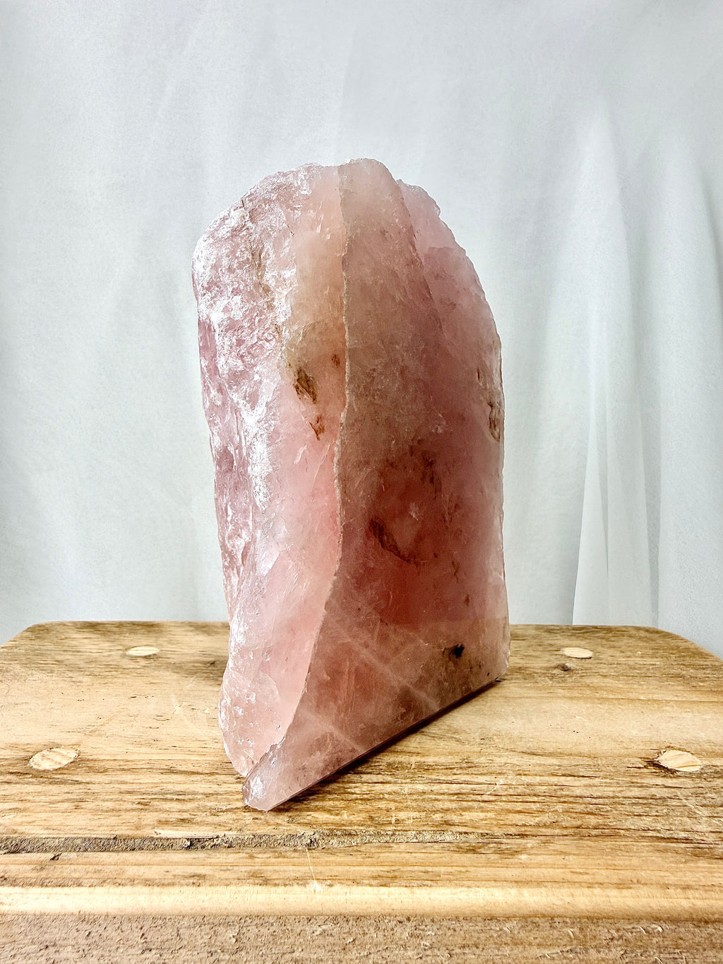 One-Sided Polished Rose Quartz (#1)