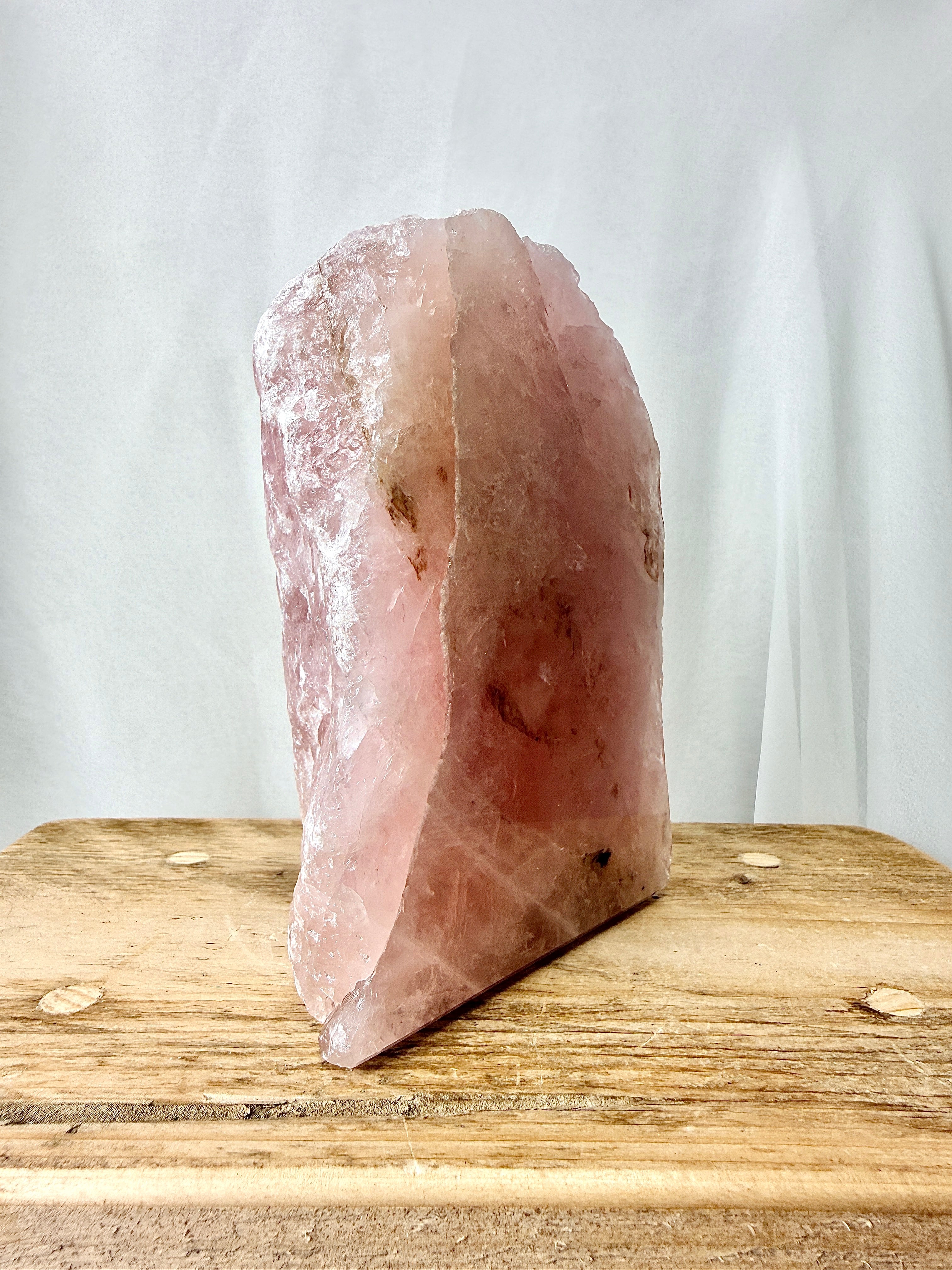 One-Sided Polished Rose Quartz (#1)