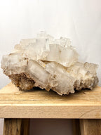 Large Natural Halite Crystal Cluster
