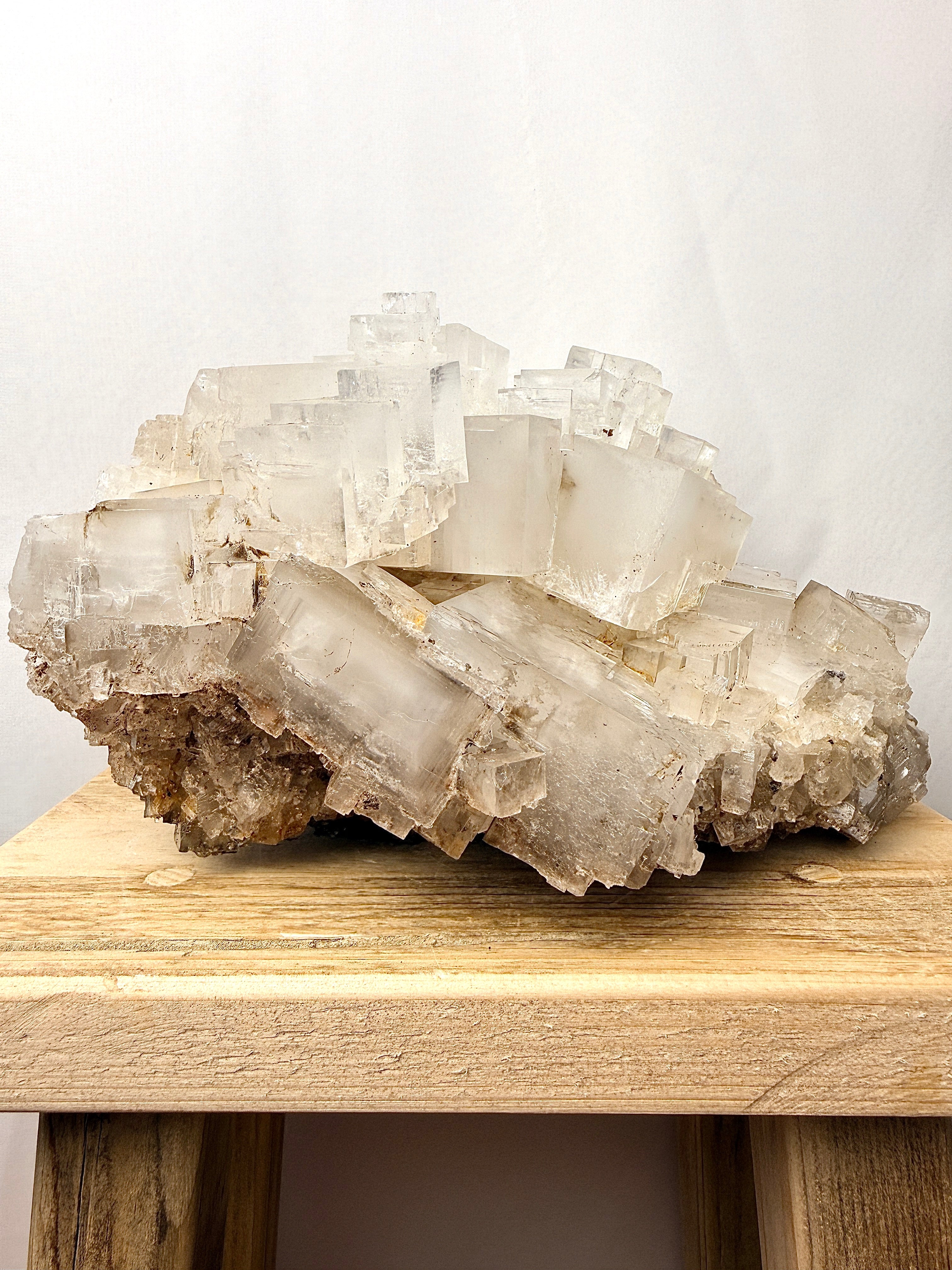 Large Natural Halite Crystal Cluster