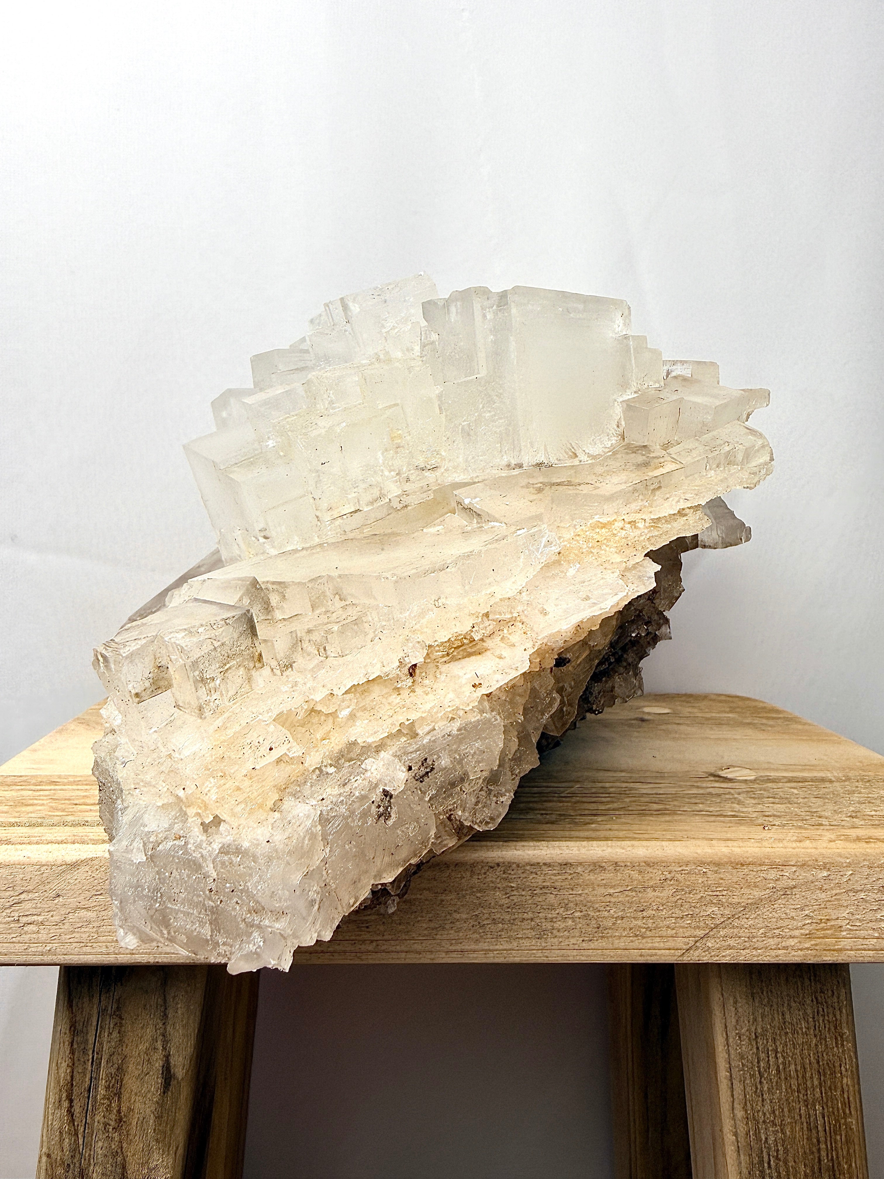 Large Natural Halite Crystal Cluster