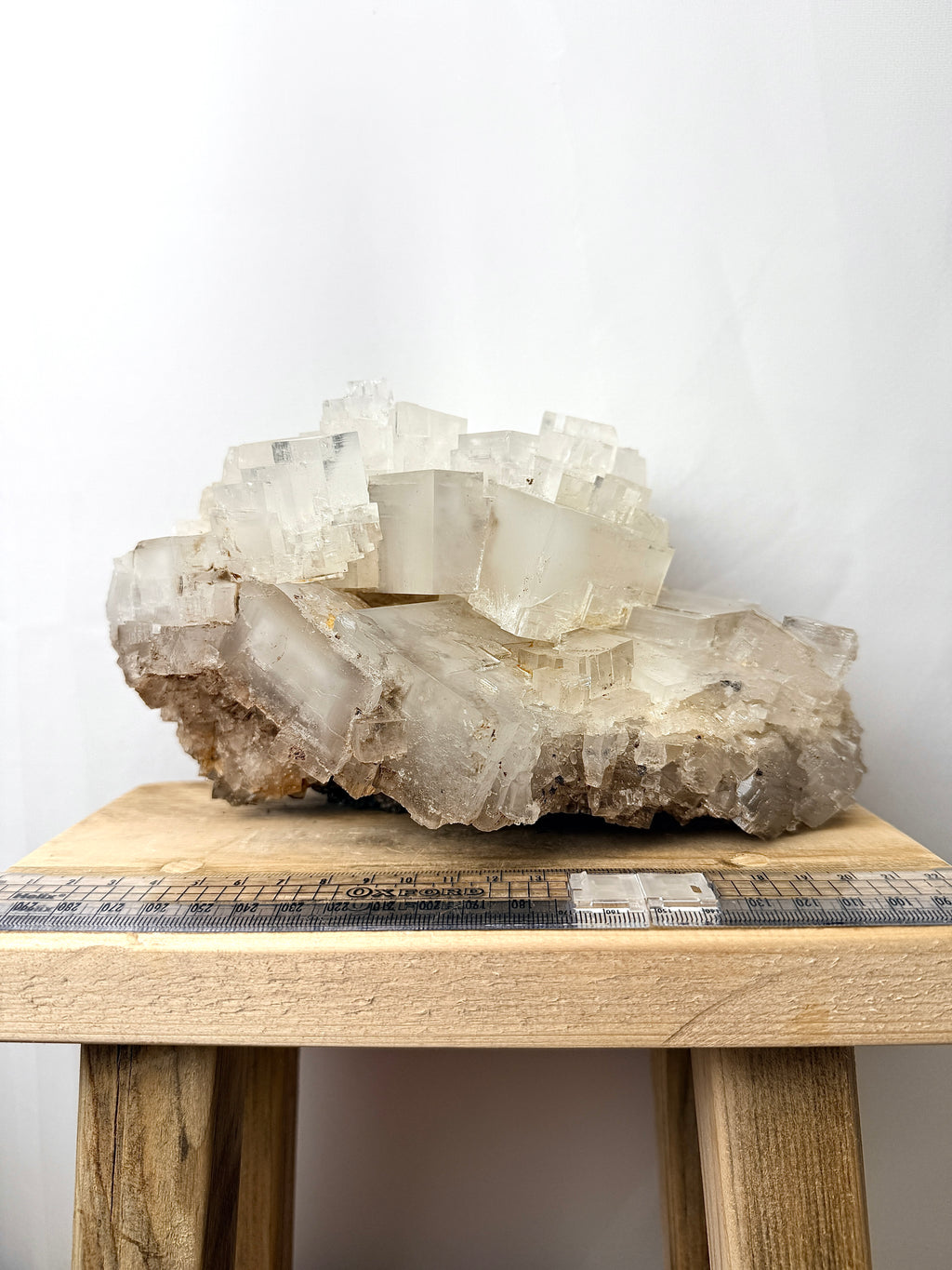 Large Natural Halite Crystal Cluster