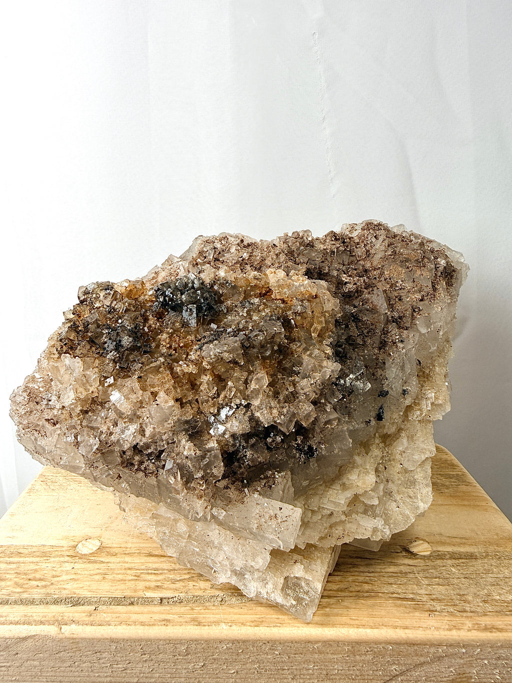 Large Natural Halite Crystal Cluster