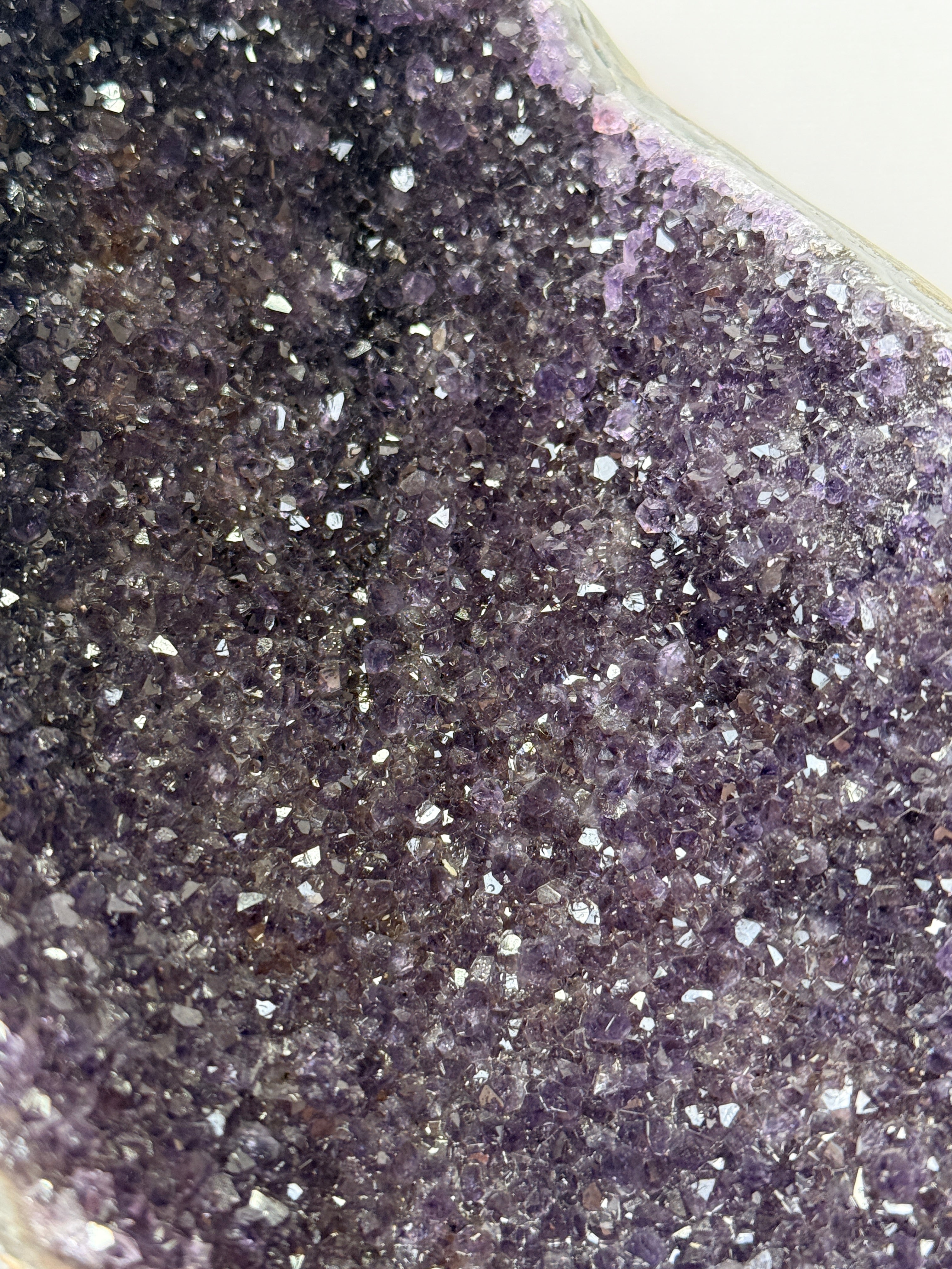Uruguayan Polished Edge Amethyst Cut Base (#2)