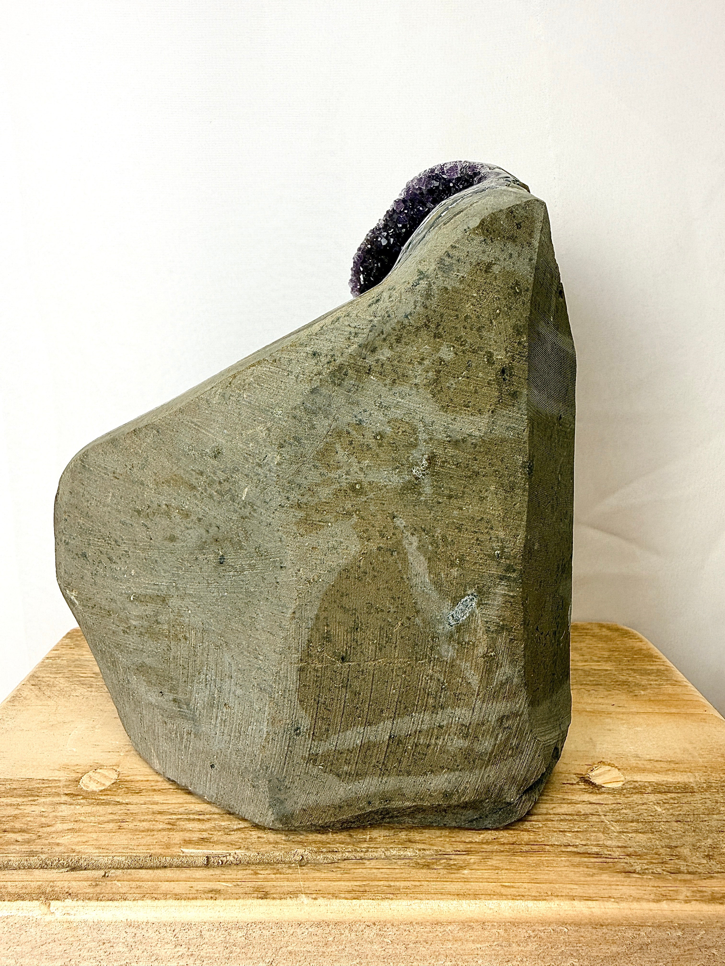 Uruguayan Polished Edge Amethyst Cut Base (#2)