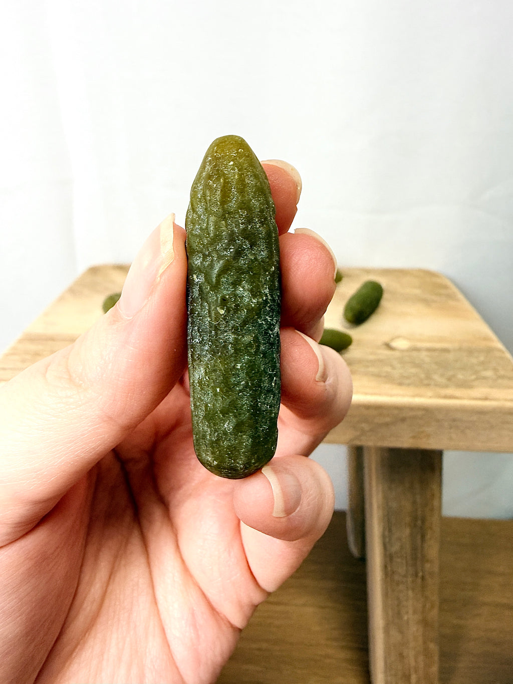 Natural Green Jade Pickle