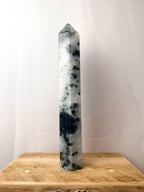 Large Moss Agate Tower (#1)