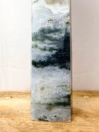 Large Moss Agate Tower (#1)