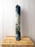 Large Moss Agate Tower (#2)