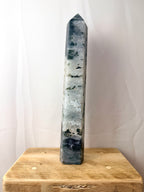 Large Moss Agate Tower (#2)
